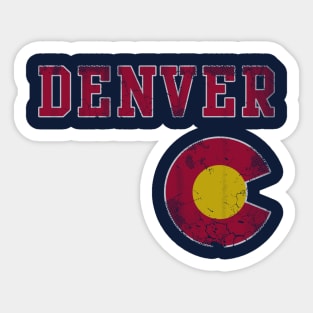 Retro Denver Colorado Home Love Sticker